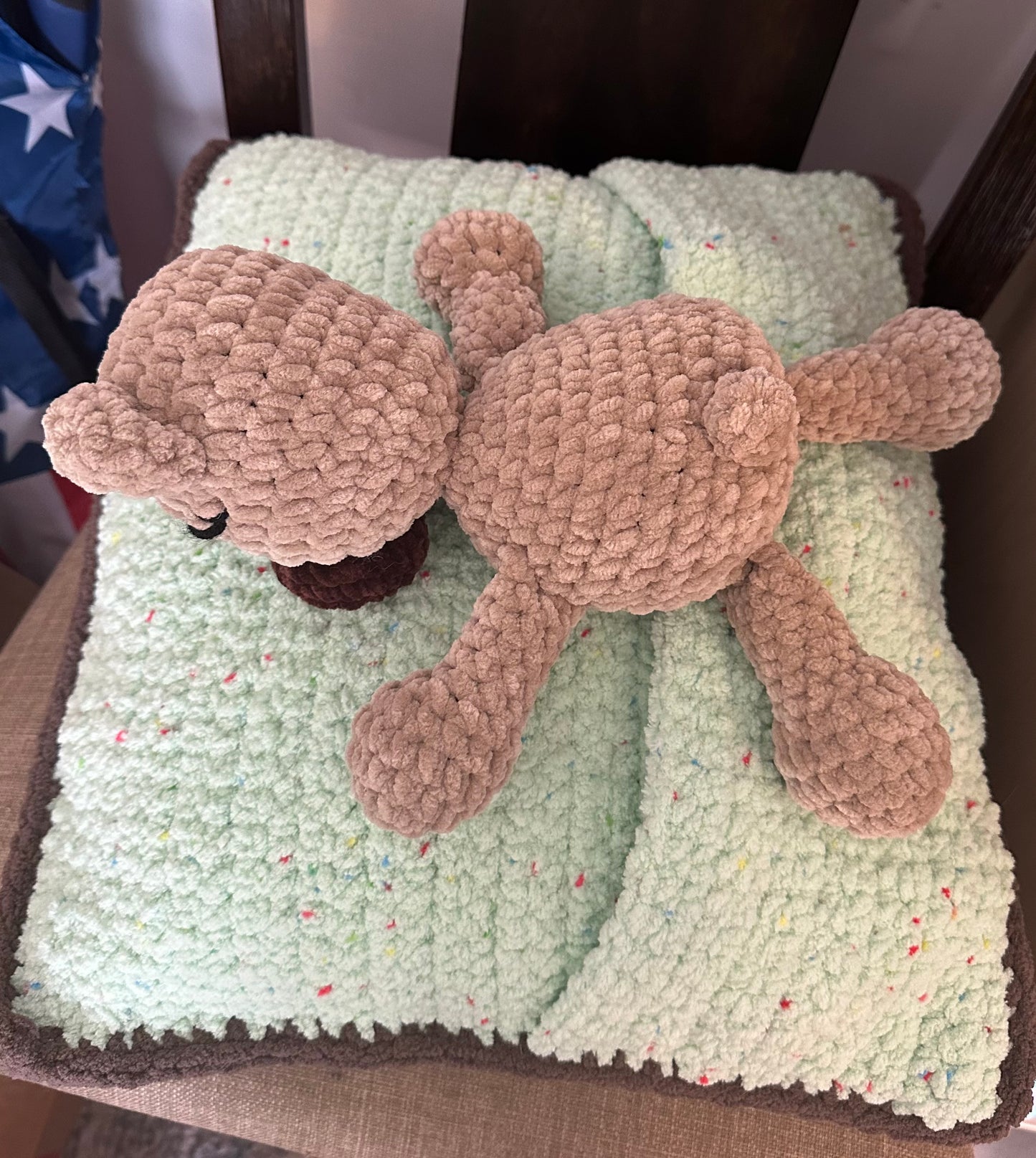 Sleeping Bear in Pillow