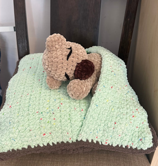 Sleeping Bear in Pillow